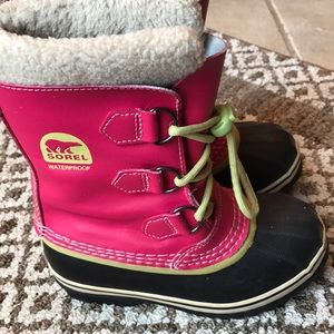 Girls SOREL Winter Boots, Size 1